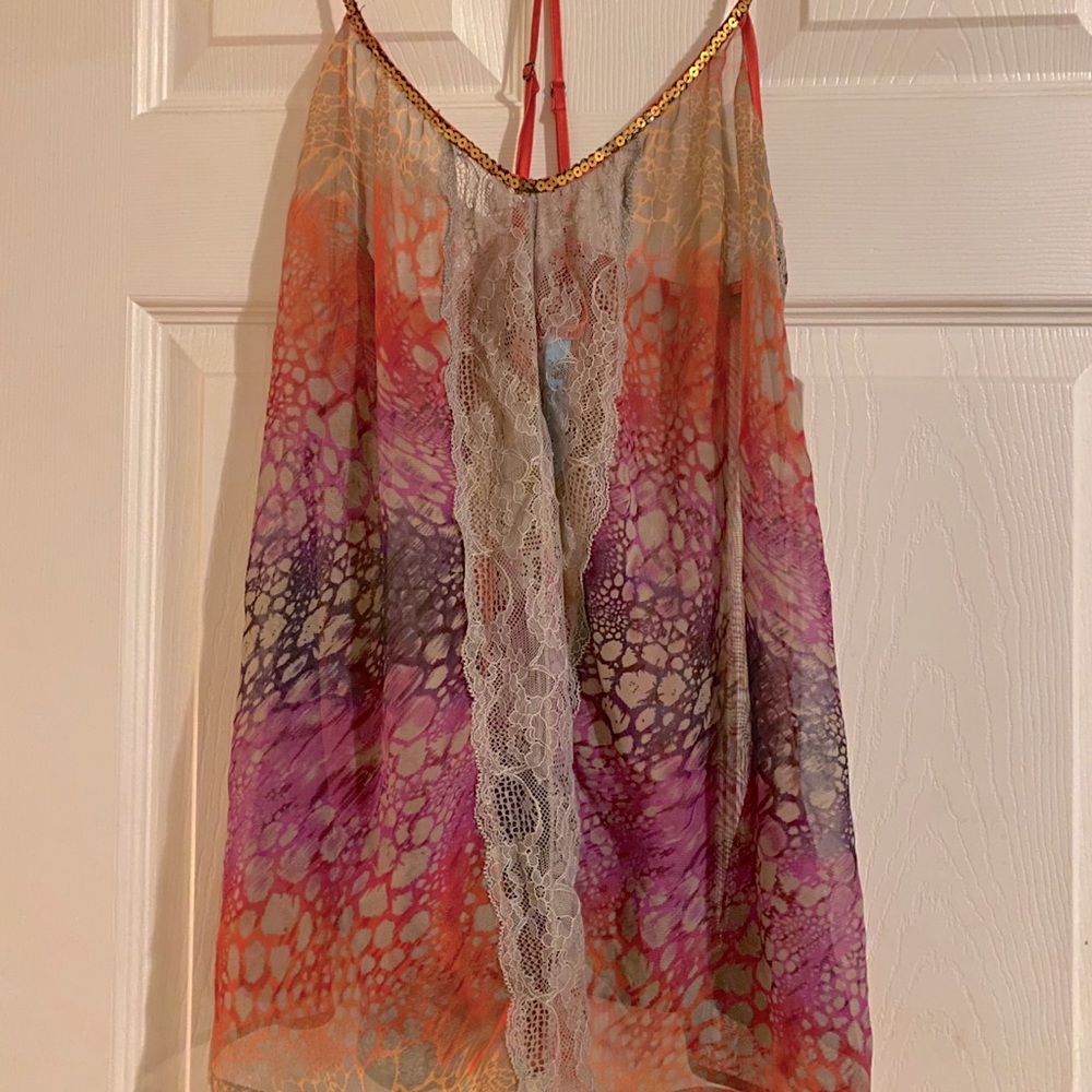 Free people rainbow tank